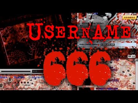 username 666 channel